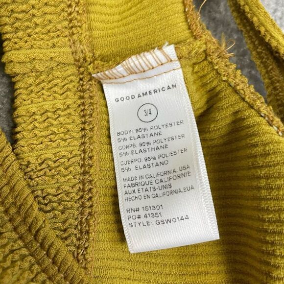 Good American Essentials Scoop Bra Bikini Top Intimates Women’s 3/4 NWOT - Picture 4 of 4